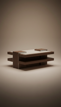 Table basse architecturale Rive Gauche